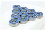 10 Bearings SR166-2RS Stainless Steel Sealed 3/16"x3/8"x1/8" inch Bearings