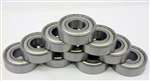 10 Unflanged Shielded Slot Car Bearing 1/8"x1/4" inch Bearings